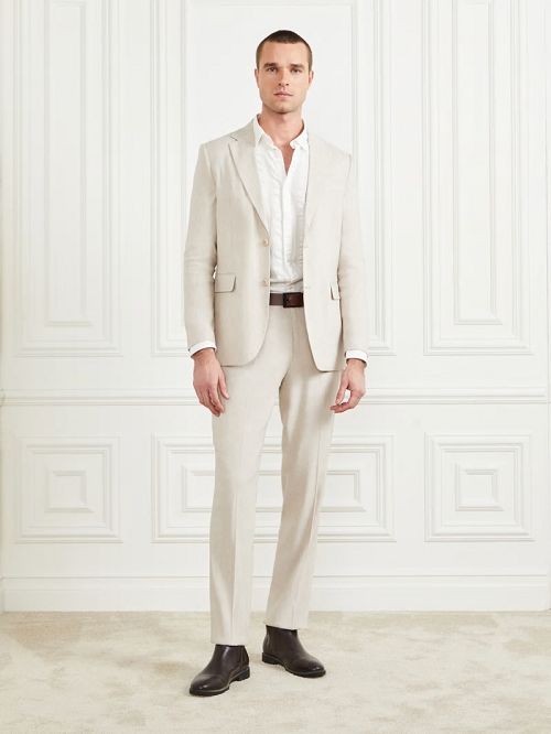 Guess Eco George Notched Blazer Albi | GUESS-SN30802