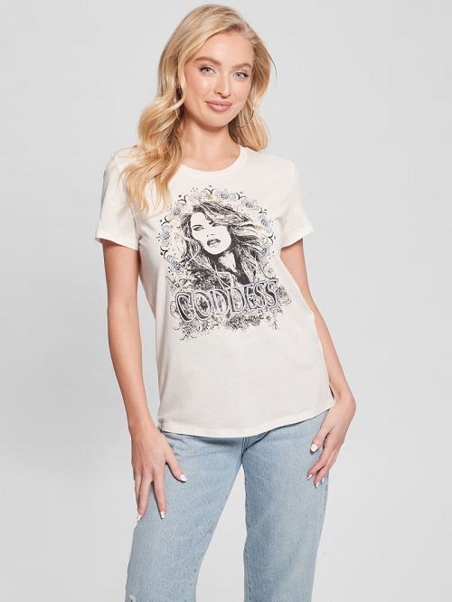 Guess Eco Goddess Sketch Tee Albi | GUESS-SN27059