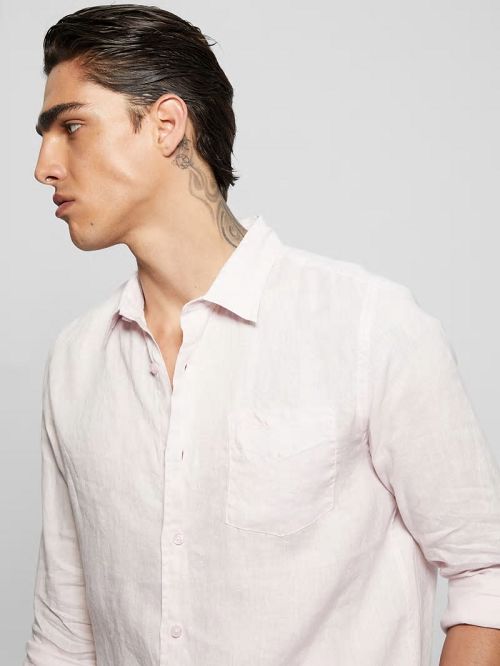 Guess Eco Island Linen Shirt Roz | GUESS-SN31224