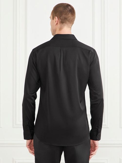 Guess Eco Jacob It Notched Shirt Negrii | GUESS-SN31139