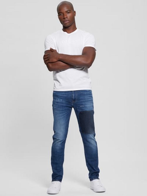 Guess Eco James Tapered Denim Jeans Albastri | GUESS-SN30352