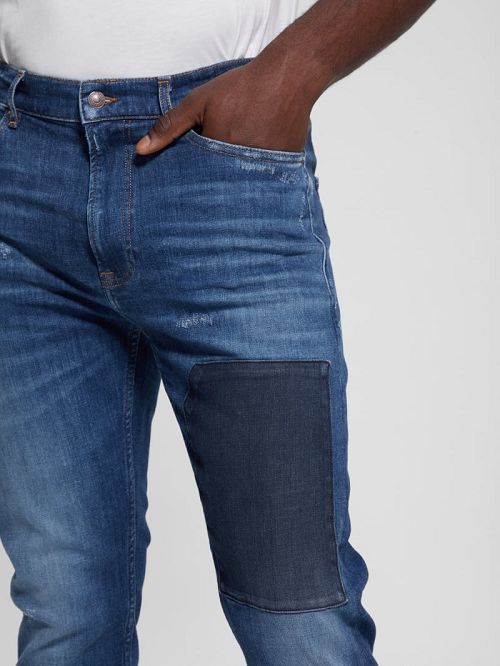 Guess Eco James Tapered Denim Jeans Albastri | GUESS-SN30352