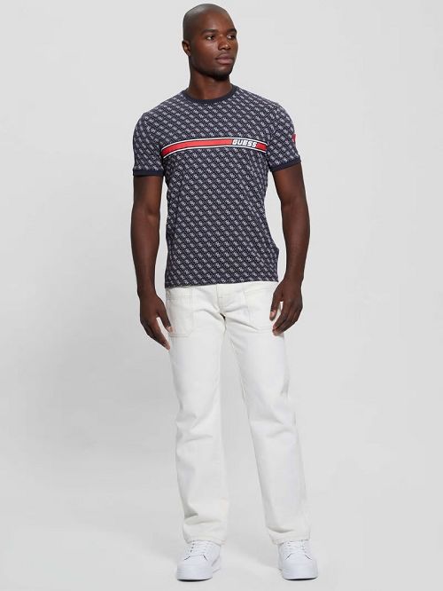 Guess Eco Jamey Logo Tee Negrii | GUESS-SN30604
