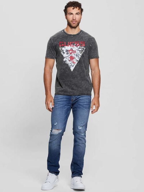 Guess Eco Japanese Tee Negrii | GUESS-SN30642