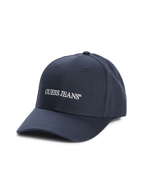 Guess Eco Jeans Logo Baseball Cap Albastri | GUESS-SN31926