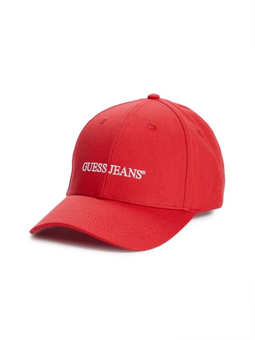 Guess Eco Jeans Logo Baseball Cap Rosii | GUESS-SN31925