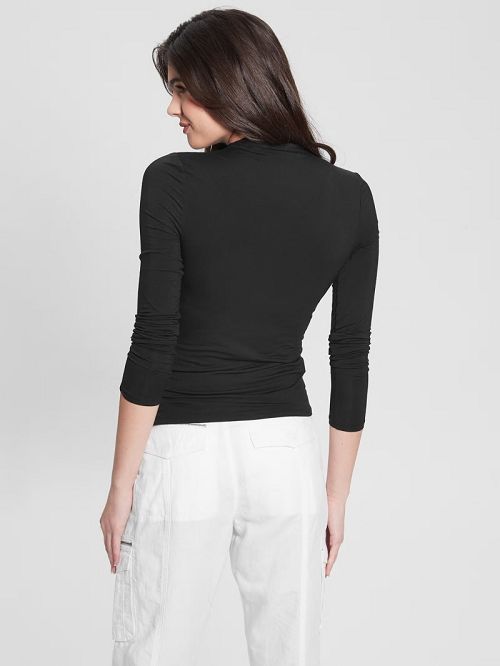 Guess Eco Jenna Cutout Top Negrii | GUESS-SN27110