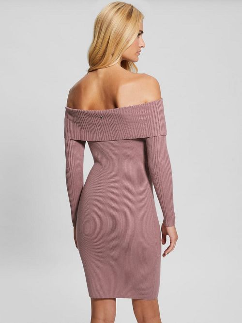 Guess Eco Julia Off-the-Shoulder Dress Roz | GUESS-SN26972