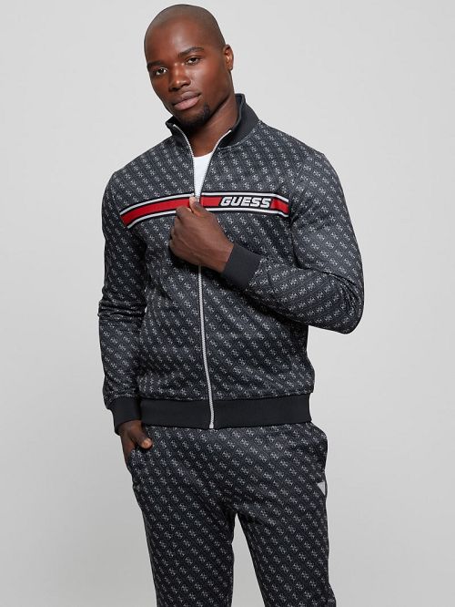 Guess Eco Korbin Track Jacket Negrii | GUESS-SN30849