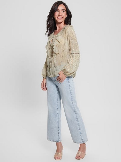 Guess Eco Laila Top Bej | GUESS-SN27597