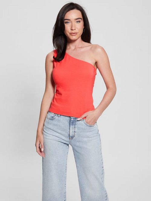 Guess Eco Linda One-Shoulder Top Roz | GUESS-SN27181