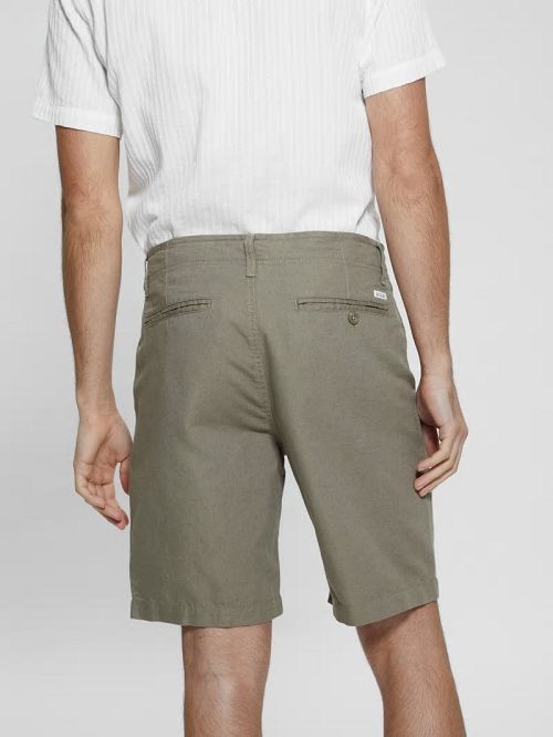 Guess Eco Linen Slub Shorts Maro | GUESS-SN31355