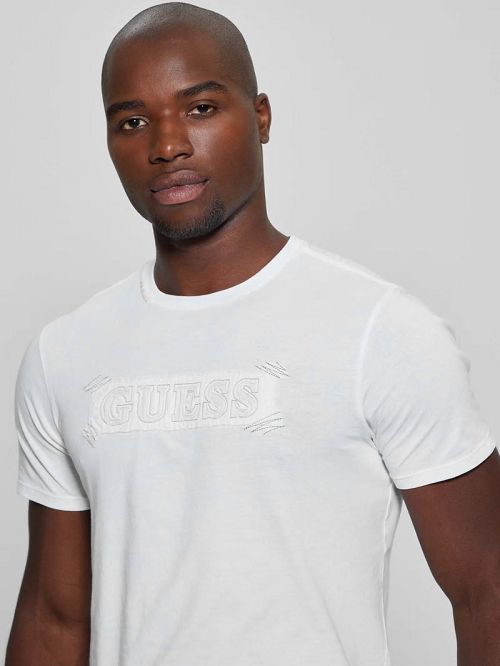 Guess Eco Logo Applique Tee Albi | GUESS-SN30560