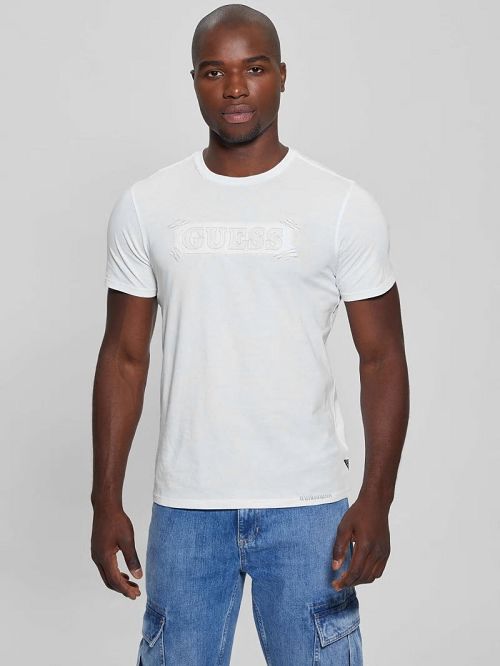 Guess Eco Logo Applique Tee Albi | GUESS-SN30560