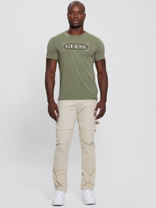 Guess Eco Logo Applique Tee Verzi | GUESS-SN30690