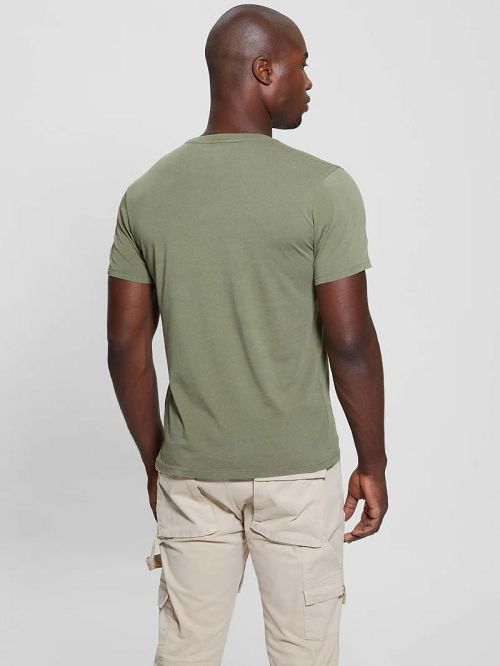 Guess Eco Logo Applique Tee Verzi | GUESS-SN30690