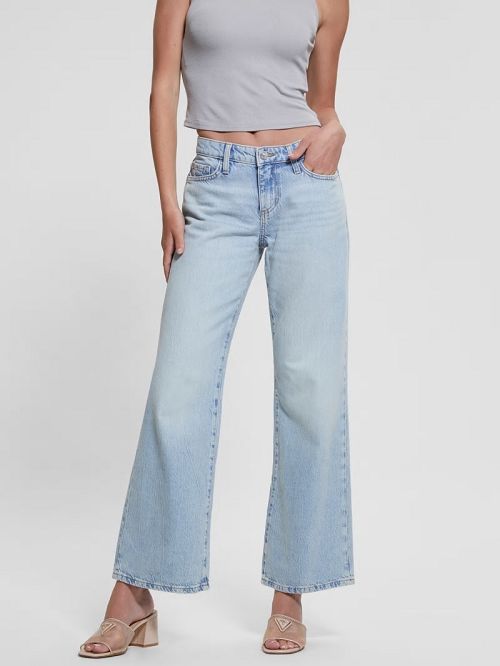 Guess Eco Low-Rise Slouchy Jeans Albastri | GUESS-SN26638