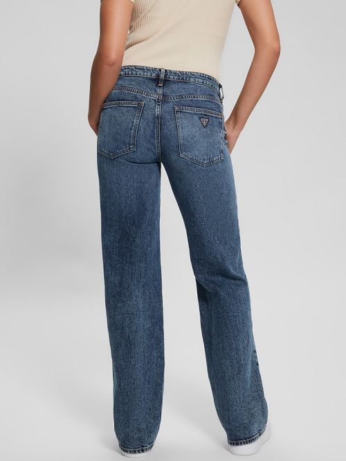 Guess Eco Low-Rise Slouchy Jeans Albastri | GUESS-SN26575