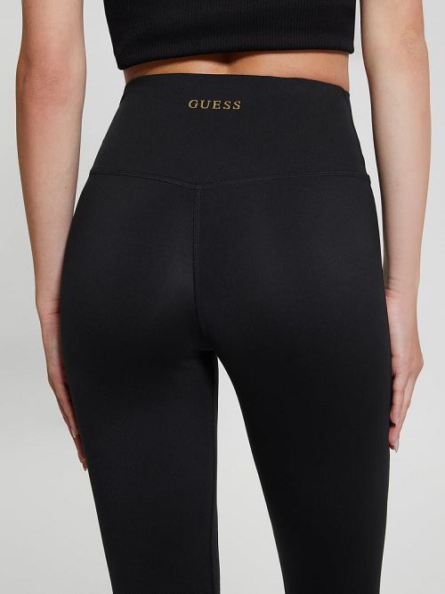 Guess Eco Marika Mini Flare Leggings Negrii | GUESS-SN28331