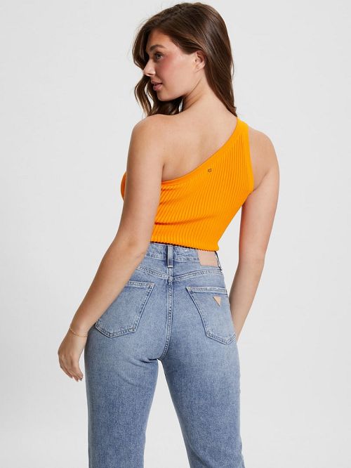 Guess Eco Mel Ottoman Bodysuit Portocalii | GUESS-SN27231