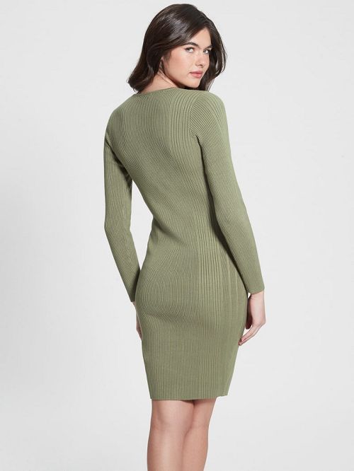 Guess Eco Melissa Bodycon Dress Verzi | GUESS-SN26776