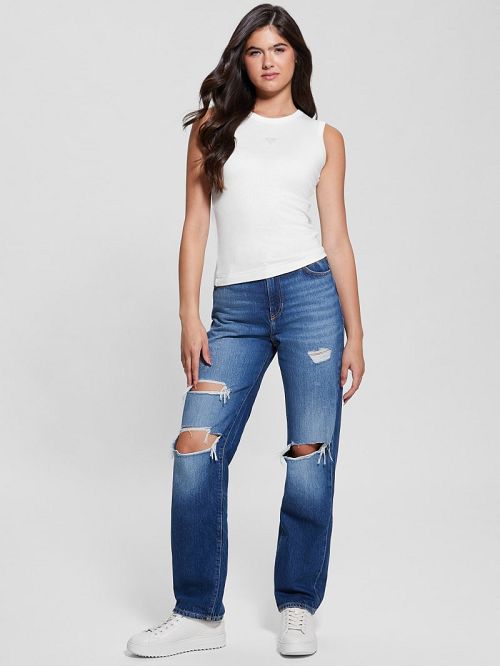Guess Eco Michela Embellished Top Albi | GUESS-SN27619