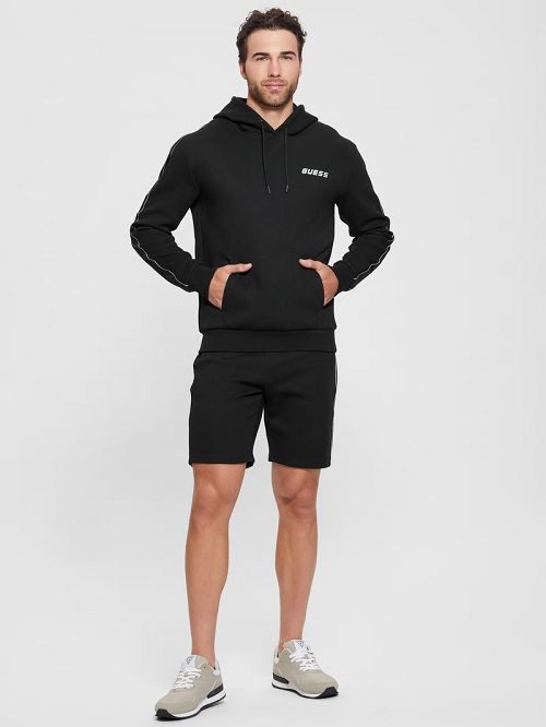 Guess Eco Mickey Quattro G Hoodie Negrii | GUESS-SN30971