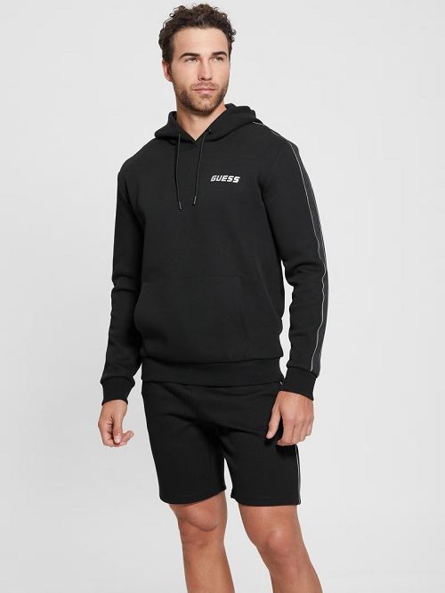 Guess Eco Mickey Quattro G Hoodie Negrii | GUESS-SN30971