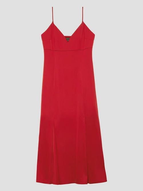 Guess Eco Monique Satin Dress Rosii | GUESS-SN26756