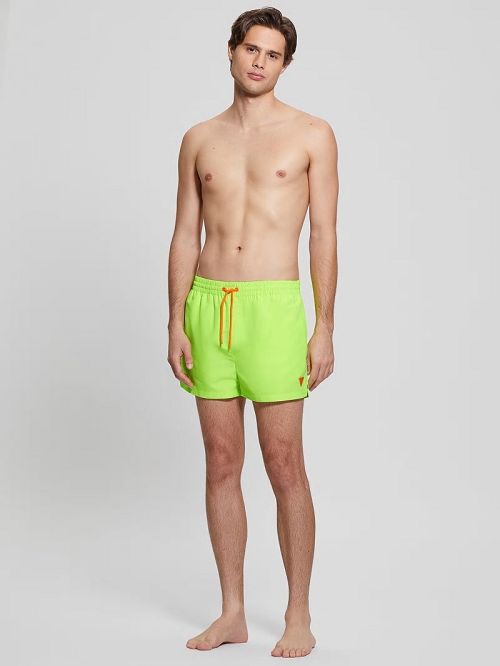Guess Eco Neon Swim Trunks Galbeni | GUESS-SN31599