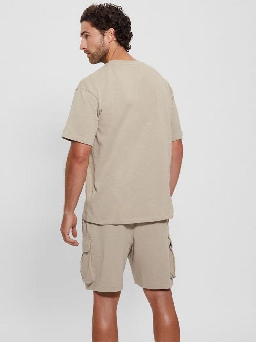 Guess Eco Nilo Oversized Tee Bej | GUESS-SN30644