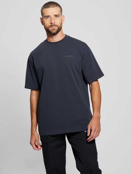 Guess Eco Nilo Oversized Tee Negrii | GUESS-SN30681