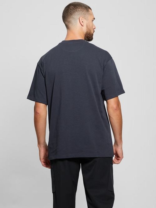 Guess Eco Nilo Oversized Tee Negrii | GUESS-SN30681