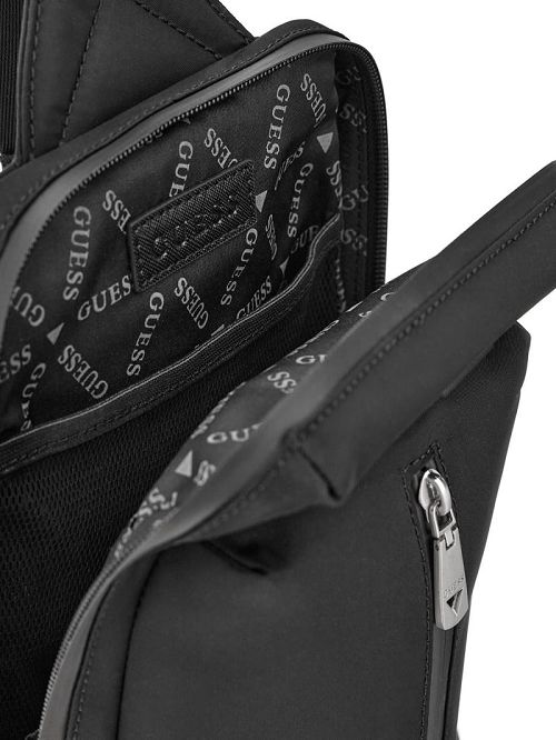 Guess Eco Nylon Crossover Bag Negrii | GUESS-SN31739