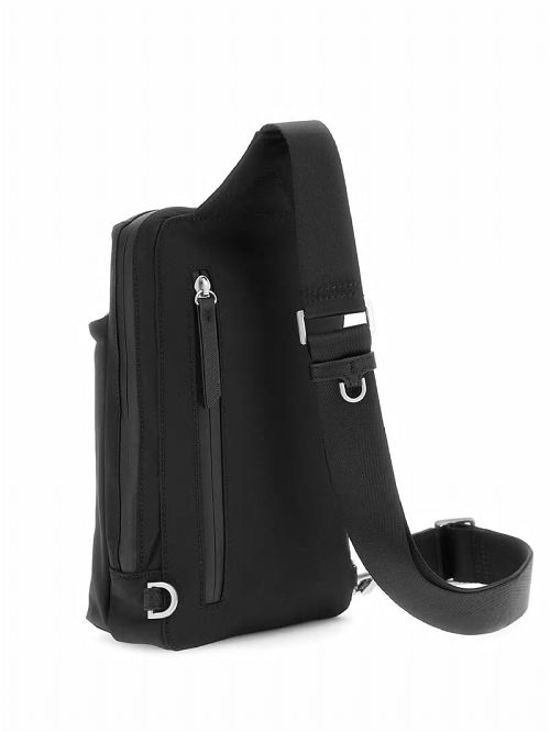Guess Eco Nylon Crossover Bag Negrii | GUESS-SN31739