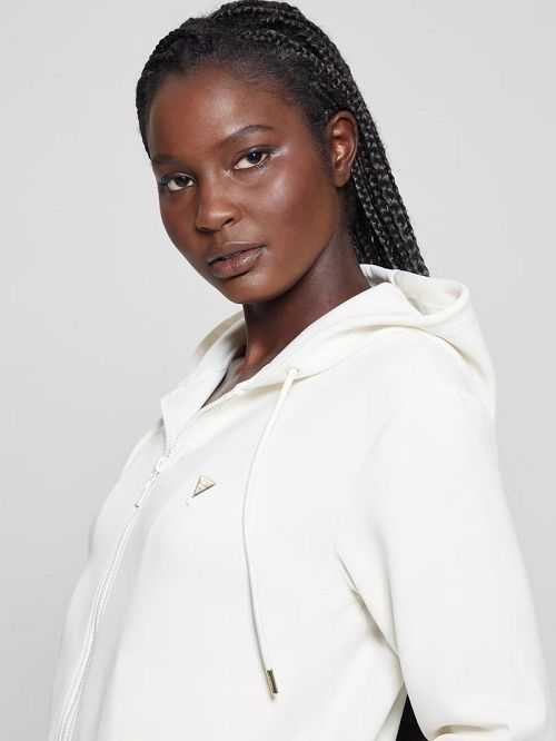 Guess Eco Olympe Full-Zip Hoodie Sweatshirt Albi | GUESS-SN28036