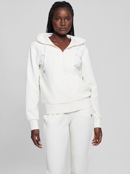 Guess Eco Olympe Full-Zip Hoodie Sweatshirt Albi | GUESS-SN28036