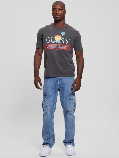 Guess Eco Pacific Coast Tee Gri | GUESS-SN30523