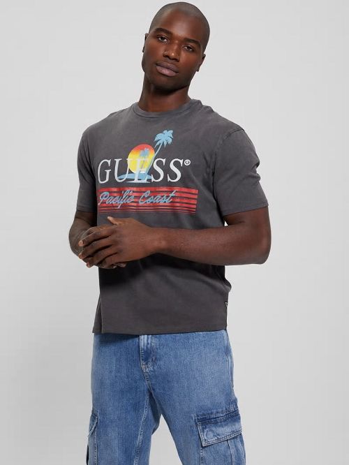 Guess Eco Pacific Coast Tee Gri | GUESS-SN30523