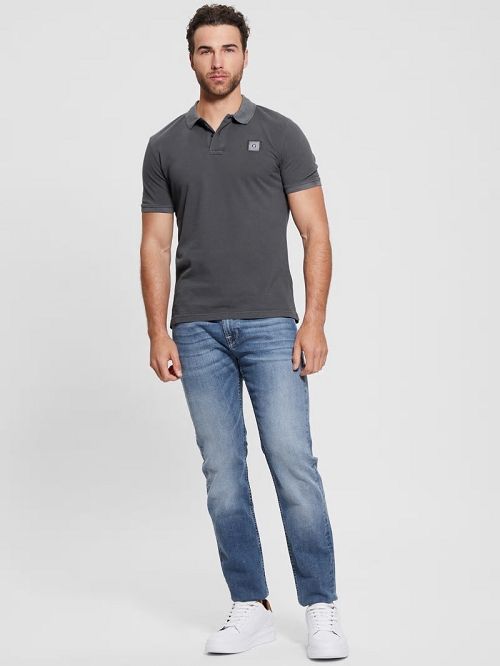 Guess Eco Pique Polo Gri | GUESS-SN31125