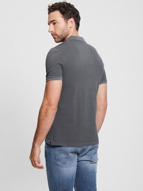 Guess Eco Pique Polo Gri | GUESS-SN31125