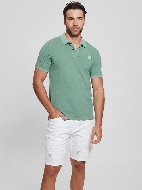 Guess Eco Pique Polo Turcoaz | GUESS-SN31119