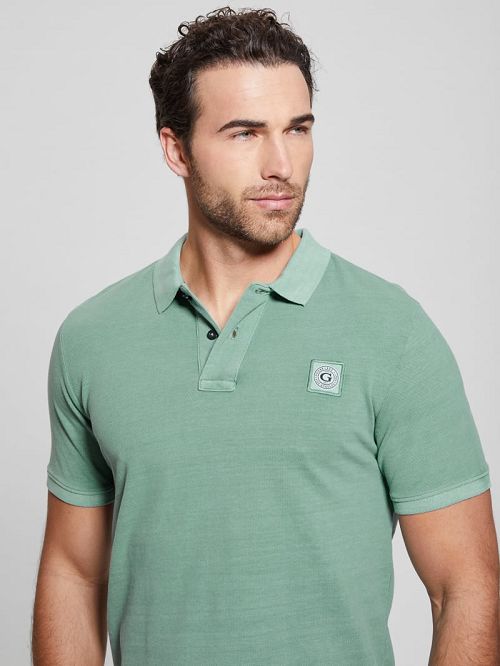 Guess Eco Pique Polo Turcoaz | GUESS-SN31119