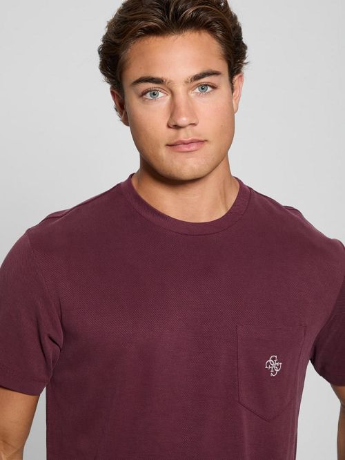 Guess Eco Pocket Tee Rosii | GUESS-SN30557
