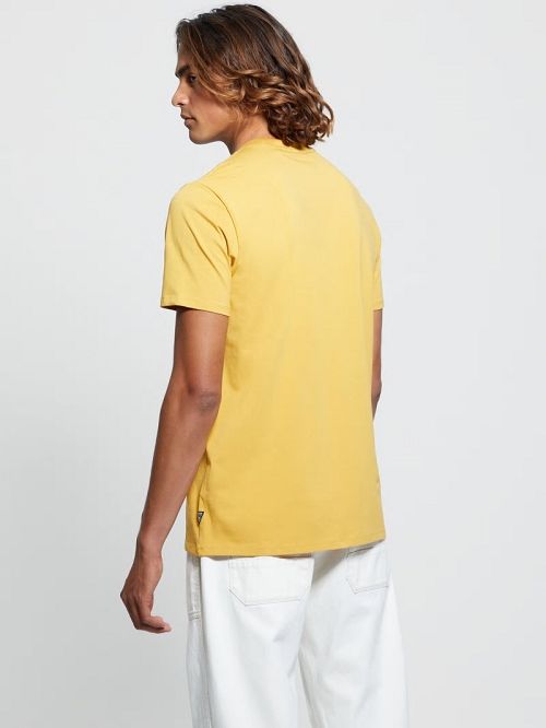 Guess Eco Quatro G Crest Tee Albi | GUESS-SN30618