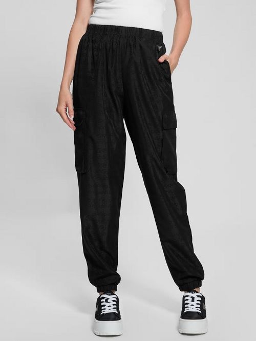 Guess Eco Quattro G Signature Cargo Joggers Negrii | GUESS-SN28231