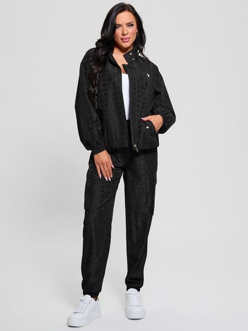 Guess Eco Quattro G Signature Jacket Negrii | GUESS-SN28360