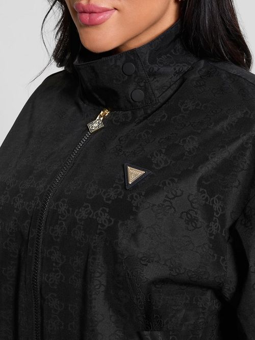 Guess Eco Quattro G Signature Jacket Negrii | GUESS-SN28360