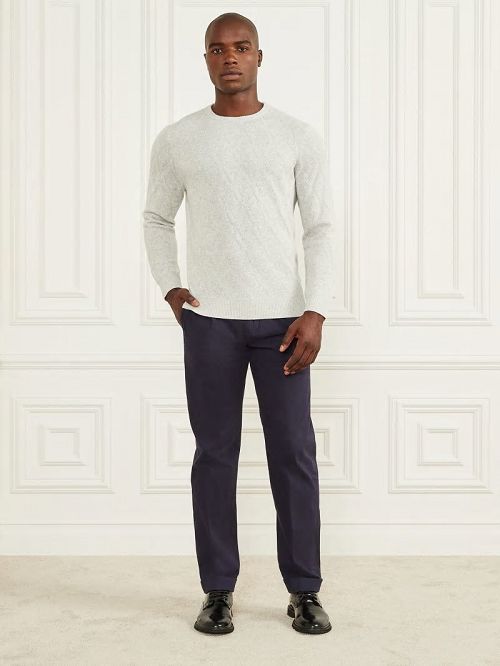 Guess Eco Rhombus Turtleneck Sweater Gri | GUESS-SN30888