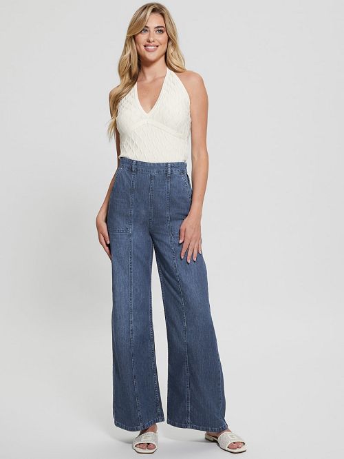 Guess Eco Rose Jeans Albastri | GUESS-SN26558